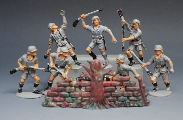 Charbens Part-set German Afrika Korps & Ruined Wall Accessory - Image 2
