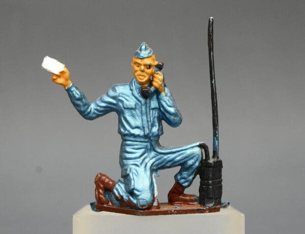 Cofalu (France) 60mm French Airman with Field Telephone