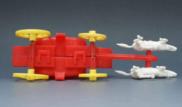 Poplar Plastics 45mm Wild West Stagecoach - RED Body - Image 4