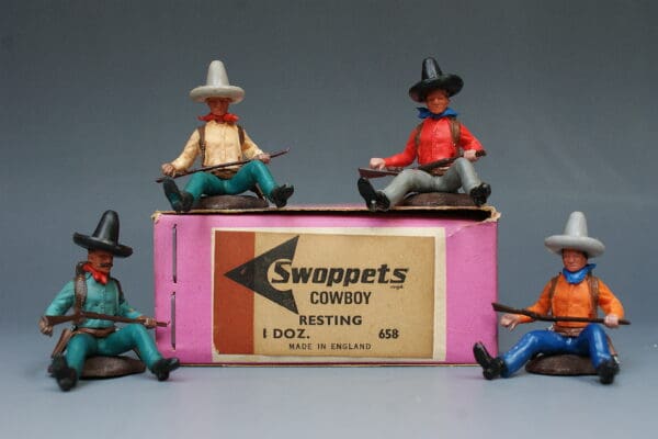 Swoppet 2nd Series Cowboy Resting FULL Trade Box