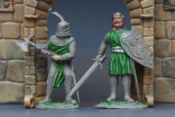 Timpo Solid Plastic Knights FOREST GREEN Paint Variants