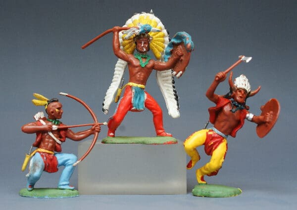 Britains Swoppet Indians - 3-Figure Set (Bridgnorth)