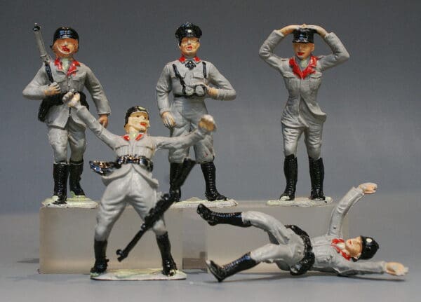 Cherilea 60mm Germans Part-Set - GREY Plastic!