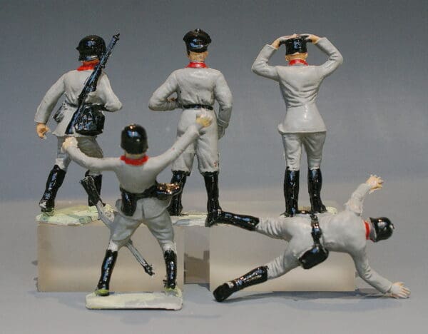 Cherilea 60mm Germans Part-Set - GREY Plastic! - Image 2