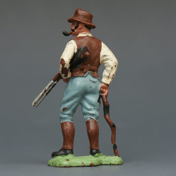 Herald Farmer with Shotgun - Rare DARK BROWN Variant! - Image 2