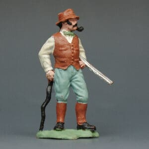 Herald Farmer with Shotgun - Chestnut Brown (Sussex)