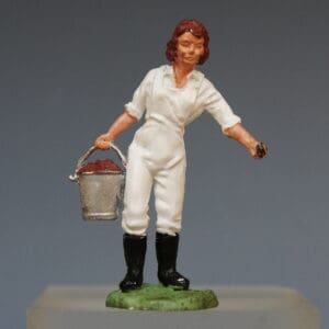 Herald Landgirl Rare WHITE Polythene