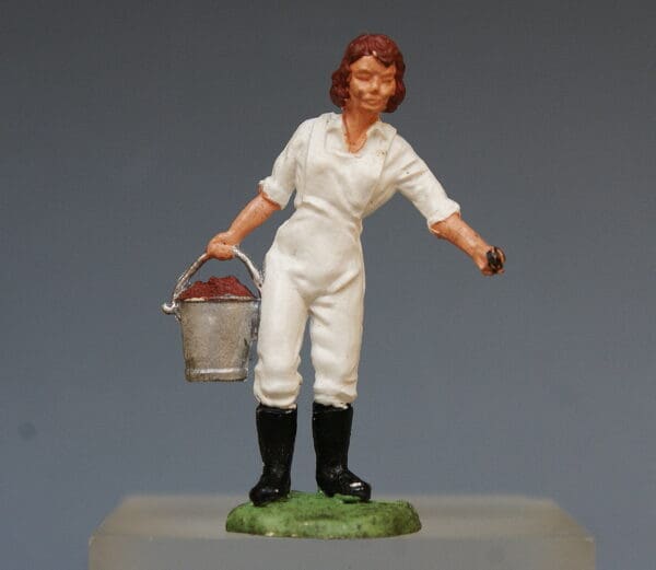 Herald Landgirl Rare WHITE Polythene
