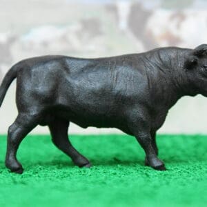 Herald Black Bull with Ring in Nose - UNPAINTED!