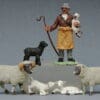 Herald Shepherd, Sheep & Lambs (BLACK Lead Mould)