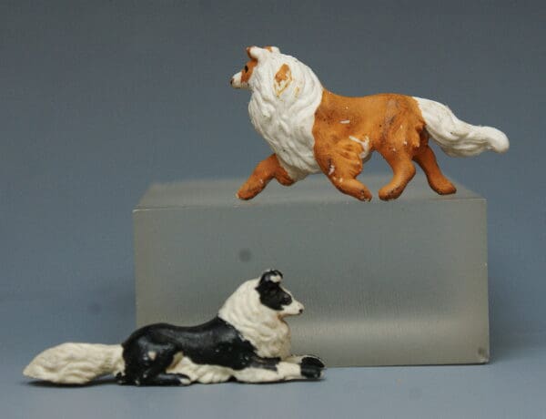 Herald Sheepdogs Lying & Running - Black & Tan Colour - Image 2