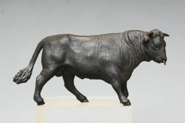 Herald Farm Black Bull with Ring in Nose (Manhattan)