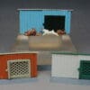 Britains Livestock Buildings: Rabbit Hutch with Group of Rabbits - Image 2