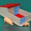 Britains Livestock Buildings: Pig Sty, Pig & Piglet