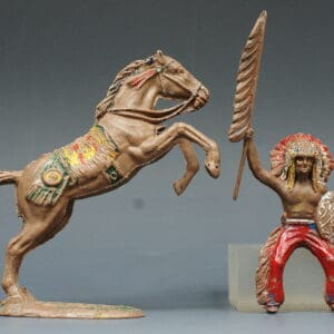 Speedwell Mounted Indian with Banner (Hausser Copy)