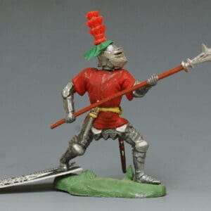 Swoppet Knight with Halberd (Red Tunic)