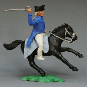 Timpo AWI Mounted American Soldier with Raised Sword