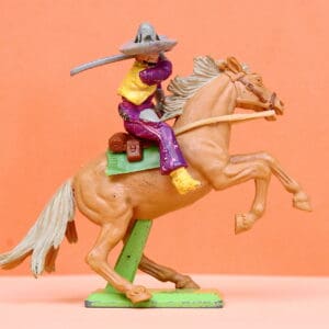 Deetail Mounted Mexican with Raised Sabre