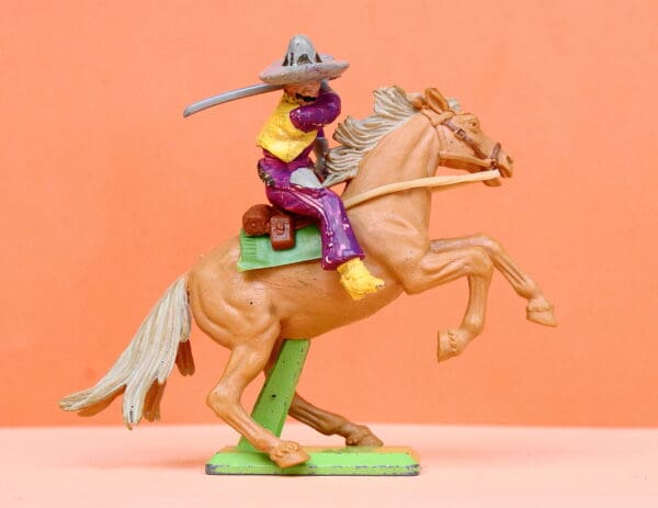 Deetail Mounted Mexican with Raised Sabre