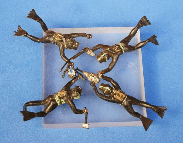Lone Star Harvey Series Naval Frogmen - Group of 4 Figures