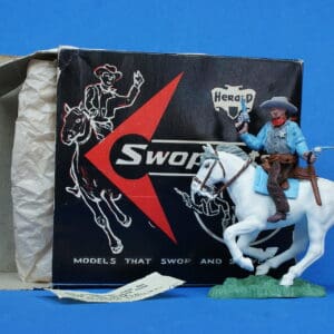 Herald Swoppet Mounted Cowboy Sheriff 1958 Issue (ORIGINAL Box)