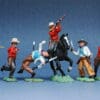 Herald Swoppet Cowboys - Group of 6 Figures (Bridgnorth)