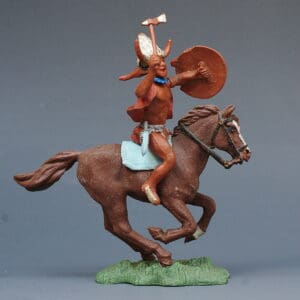 Herald Swoppet Indian Medicine Man Mounted