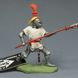 Swoppet Knight with Halberd (White Tunic)