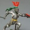 Swoppet C15th Knight Attacking with Sword (RED Phoenix Crest) - Image 3