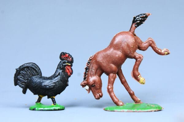 Cherilea Farm RARE Bucking Colt and Cockerel