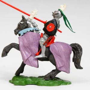 Swoppet C15th Knight Defending - PURPLE Blanket