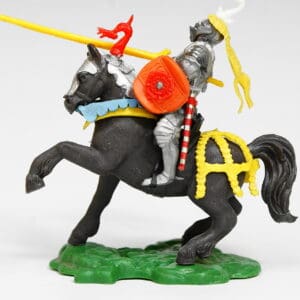 Swoppet C15th Knight Defending - YELLOW Lance
