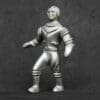 Tudor Rose 60mm Spaceman - Silver-grey Hard Plastic - Image 3