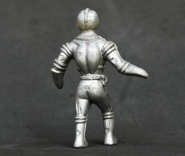 Tudor Rose 60mm Spaceman - Silver-grey Hard Plastic - Image 2