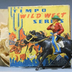 Timpo Wild West Series Mounted Cowboy Wounded 'thro Arrow (Boxed)