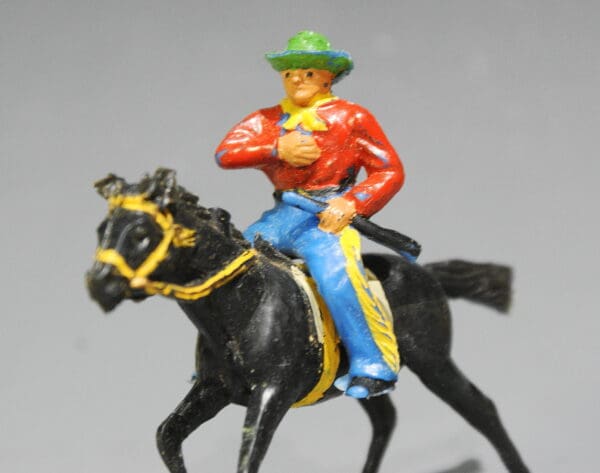 Timpo Wild West Series Mounted Cowboy Wounded 'thro Arrow (Boxed) - Image 3