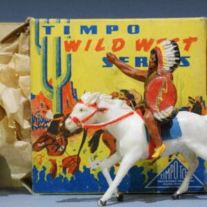 Timpo Wild West Series Mounted Chief with Shield (Boxed)