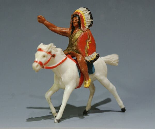 Timpo Wild West Series Mounted Chief with Shield (Boxed) - Image 4
