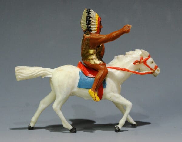 Timpo Wild West Series Mounted Chief with Shield (Boxed) - Image 3