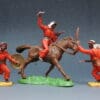 Crescent Mounted Arab with Pistol and Dagger & 2 On Foot
