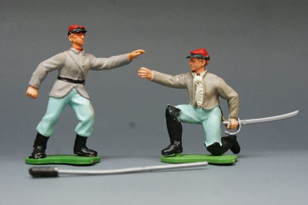 Spare Figures for Britains ACW Confederate Forces Gun & Crew