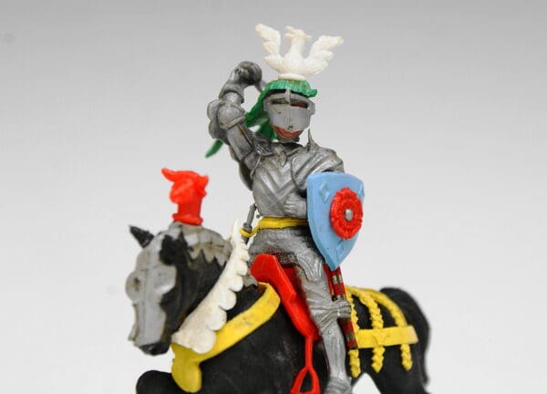 Britains 15th Century Mounted Knight Attacking (BLACK Horse)