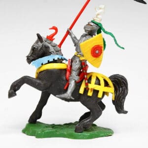 Swoppet C15th Mounted Knight with Standard (Incomplete)