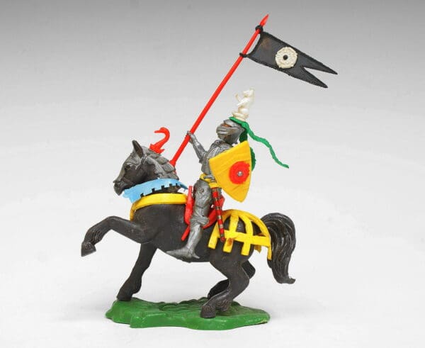 Swoppet C15th Mounted Knight with Standard (Incomplete) - Image 4