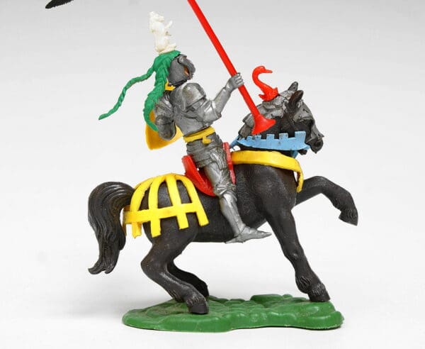 Swoppet C15th Mounted Knight with Standard (Incomplete) - Image 2