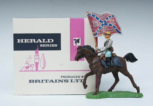 Britains ACW Confederate Cavalry Standard Bearer #92