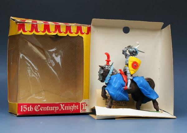 Swoppet C15th Knight Attacking with Sword - Poor Window Box