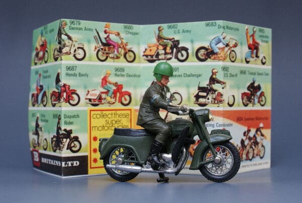 Britains Triumph Motorcycle Dispatch Rider