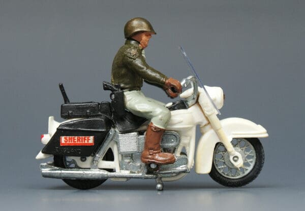 Britains Harley-Davison Motorcycle U.S. Sheriff 'Chips'