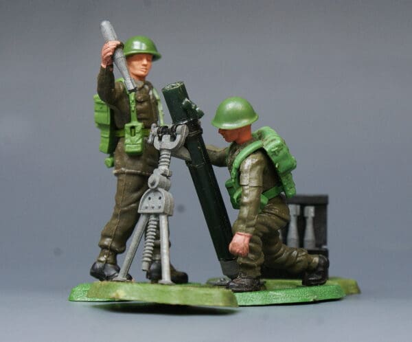 Swoppet Infantry in Action Mortar Crew Set
